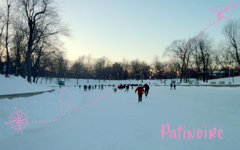 Patinoire par -25°