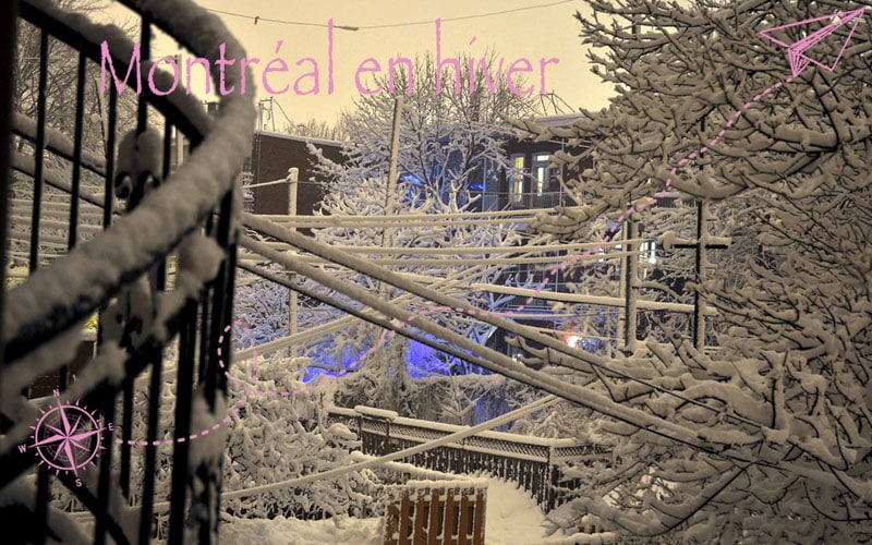 Montréal sous la neige