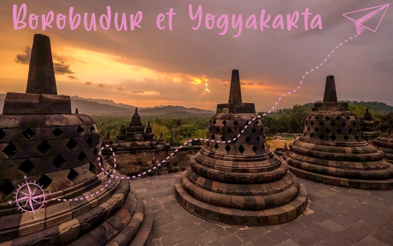 Borobudur, Yogyakarta et Prambanan