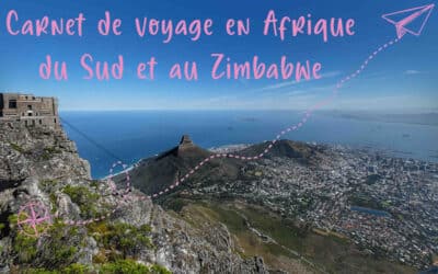 Carnet de Voyage en Afrique du Sud et au Zimbabwe